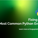 10 common error Python