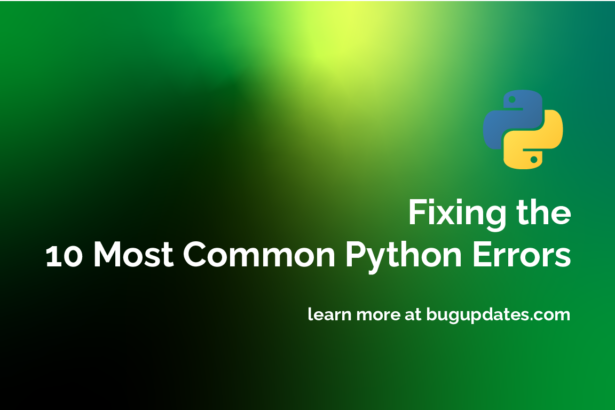 10 common error Python