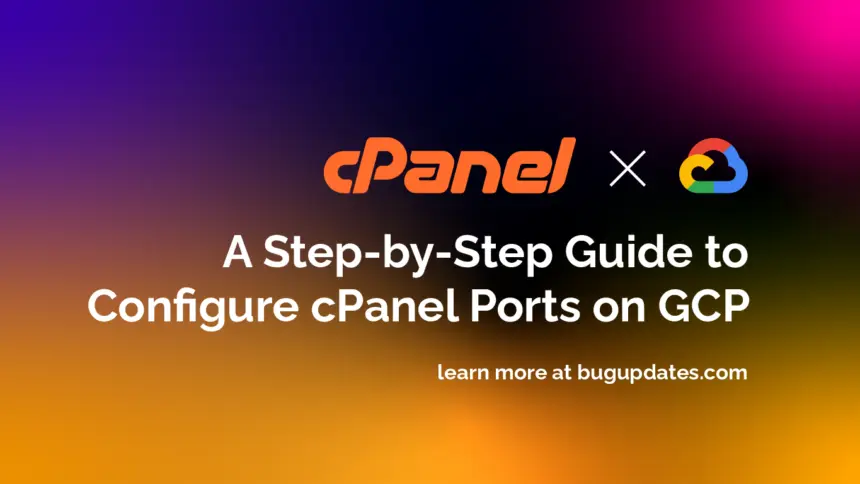 cPanel Ports on GCP