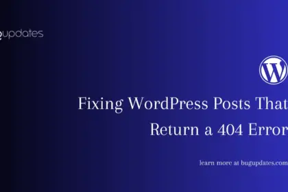 WordPress 404 Error, WordPress Page Not Found Error